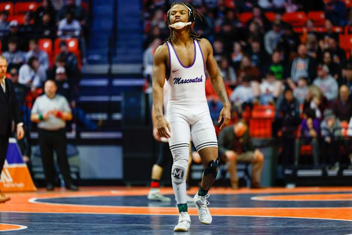 Illinois state wrestling championships February 18 2023 Nate Latsch 15418